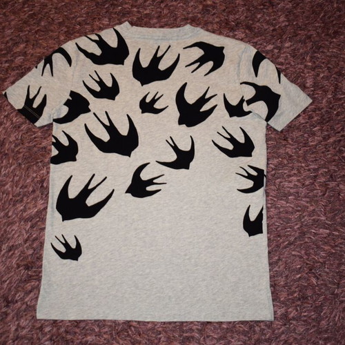 MCQ by Alexander McQueen Signature Swallow T-shirt men size M like new