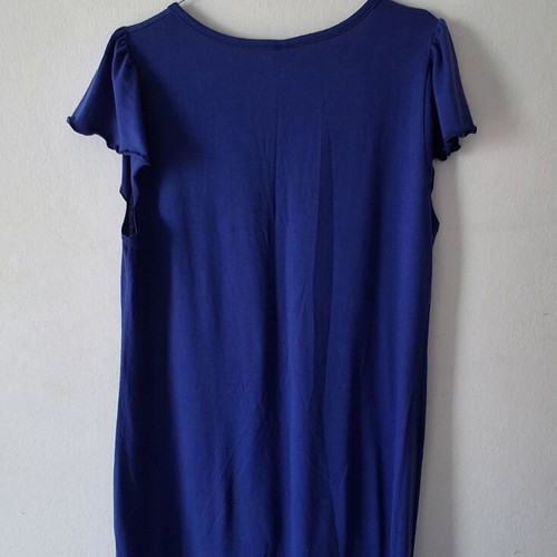 Lanes Homewear blue mini dress, size Large