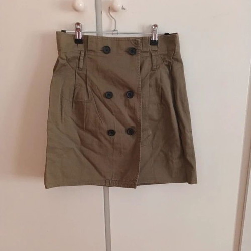 Bershka Capartine Skirt like new, green, size M 38 10