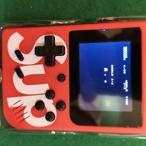 Sup Game Box 400 in 1 Plus portable retro console, red