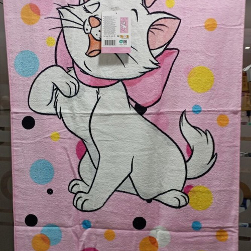 Disney Marie Bubbles Beach and Bath Towel 60x120cm new, 100% cotton