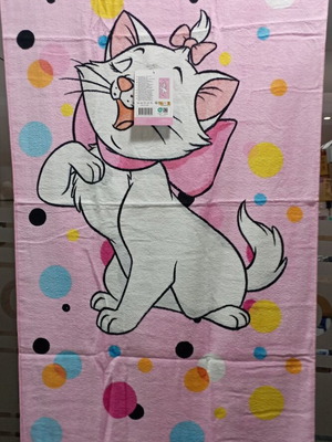 Disney Marie Bubbles Beach and Bath Towel 60x120cm new, 100% cotton