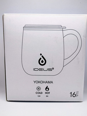Ideus Θερμός Κούπα 16 oz Νέα Ανοξείδωτο Ατσάλι με Λαβή και Καπάκι
