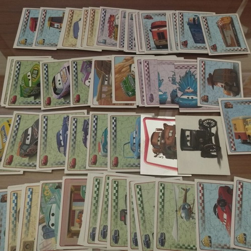 Panini World of Cars 2008 stickers like new, 95 different