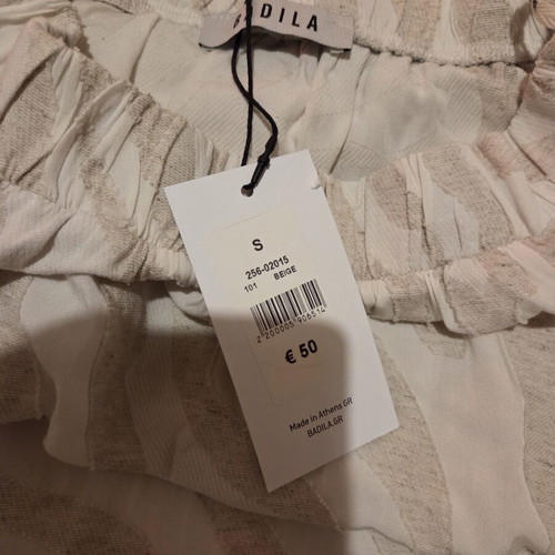 Badila skirt new, size S, white and beige