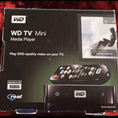 WD TV Mini Media Player like new with box