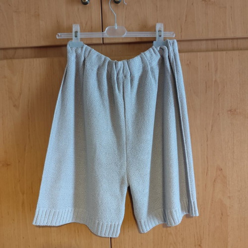 Knitted shorts Tailor Made knitwear new, beige-gray, size L