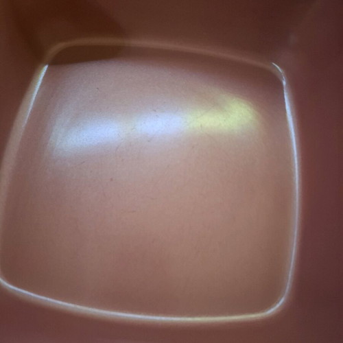 Frying pan deep fryer used with burnt exterior