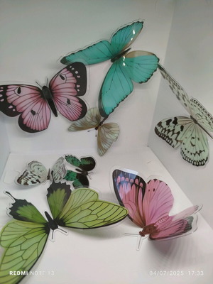 Decorative butterflies new, pack of 16 pieces