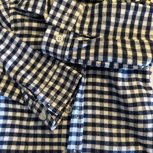 Cotton t-shirt like new, size 12, 74 cm, black and white