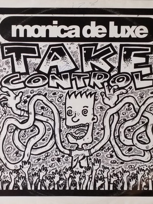 Monica De Luxe Take Control vinyl record used, electronic house