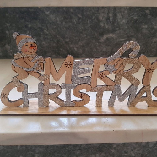 Christmas wooden decorations like new