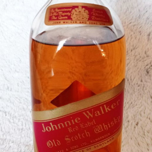 Johnnie Walker Red Label collectible bottle 1950s–60s