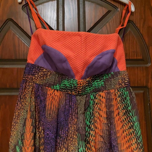 Missoni long orange dress like new