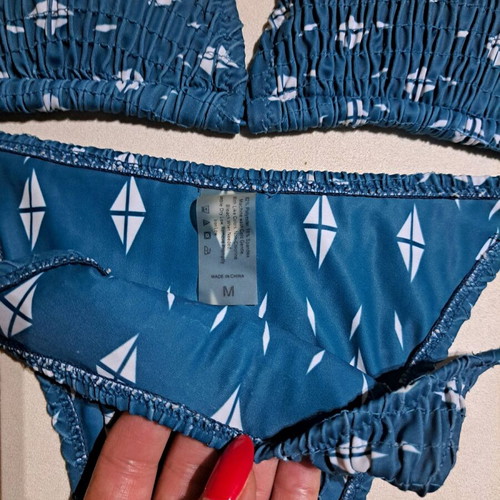 Decoro bikini swimsuit used, petrol color, size M