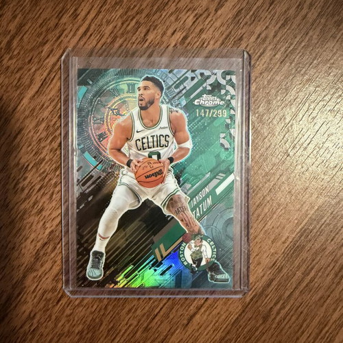 Jayson Tatum Boston Celtics Topps Chrome card new