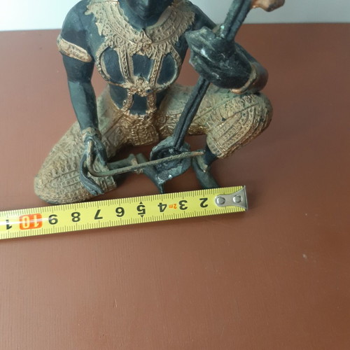 Traditional stone decorative statue from Thailand, like new