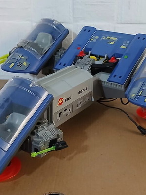 Playmobil 3080 διαστημόπλοιο μεταχειρισμένο, λειτουργικά φώτα, με ελλείψεις
