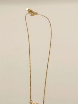 Women's necklace with heart and rhinestones new