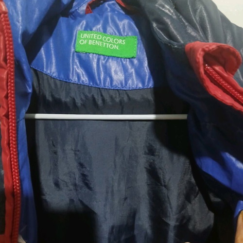 Benetton jacket used for 10-year-old boy red