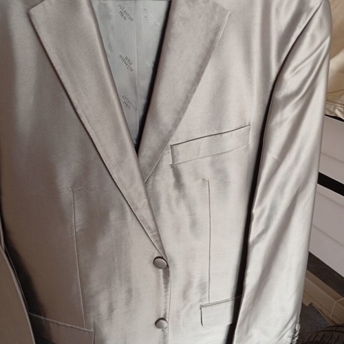 Aslanis wedding suit silver, like new, size XL