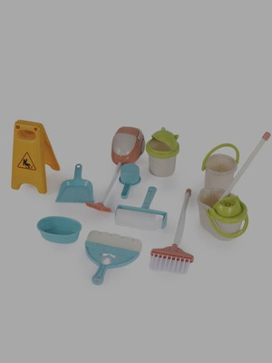 Cleaning set for kids new, 12 pieces