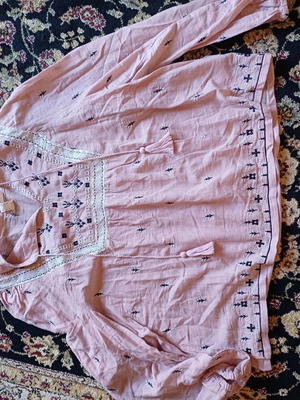 Τούνικ H&M σαν καινούργιο, μαύρο και ροζ, μέγεθος L