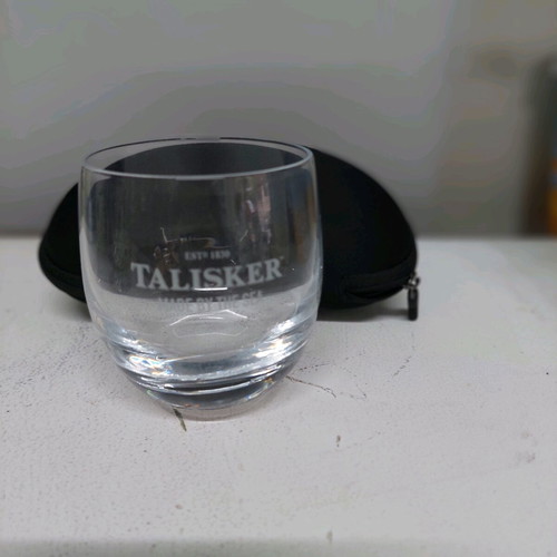 Talisker whiskey glass like new collectible