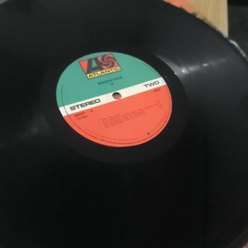 Woodstock 1970 record used, rock