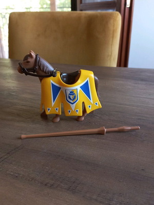 Playmobil horse with equipment like new