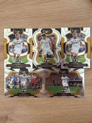 Select Panini La Liga Real Madrid cards like new, set of 5