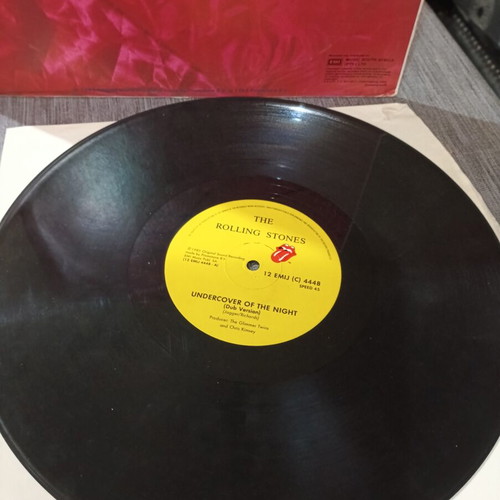 Rolling Stones Undercover of the Night vinyl record used, rock