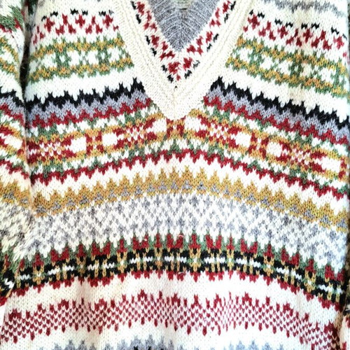 Stefanel wool knit vintage 80s-90s sweater like new