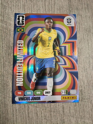Vinicius Junior XXL card limited edition, like new