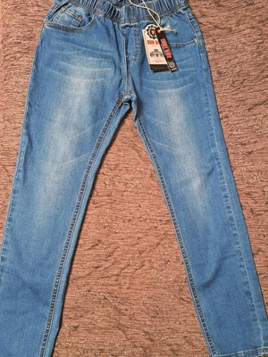 Jean pants for boy 11-12 years new with elastic Run boy