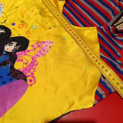 Custo Barcelona size 4 dress like new, colorful yellow