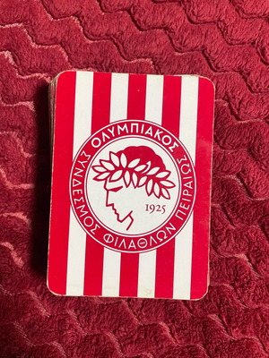 Olympiakos playing cards like new, without packaging
