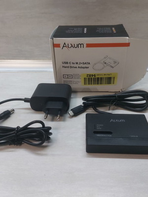 Alxum USB-C to M.2 + SATA Hard Drive Adapter docking station new