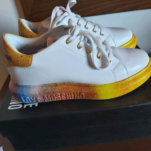 Love Moschino limited edition shoes size 39 Nr like new, multicolour