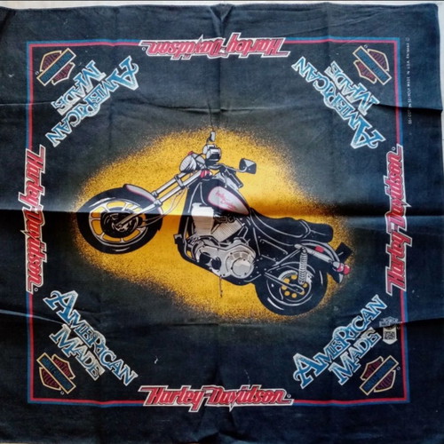 Harley Davidson American Made 80's bandana scarf