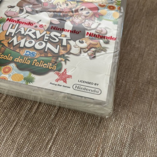 Harvest Moon Nintendo DS sealed game Red Stripe, new