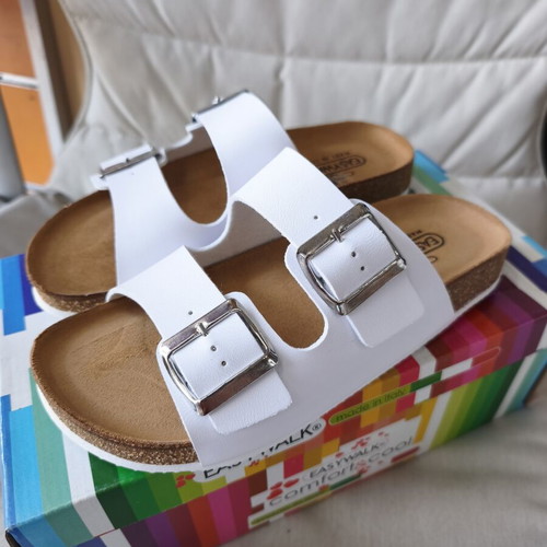 Easy-Walk leather sandals size 36 new, white