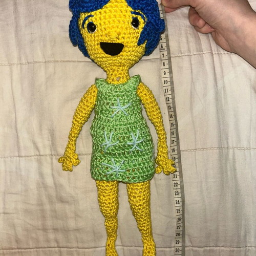 Chara crocheted handmade doll new from «Ta myala pou kouvlas»
