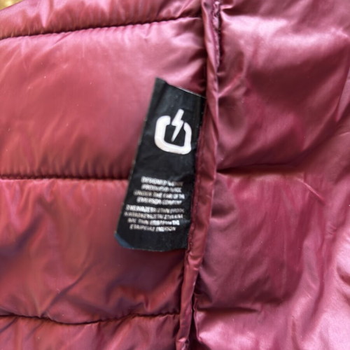 Emerson women's teen puffy jacket like new, burgundy, size M/L