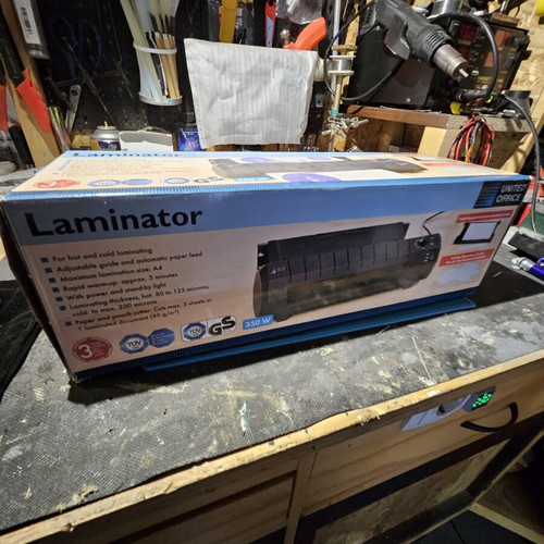 Laminator machine new, hot and cold