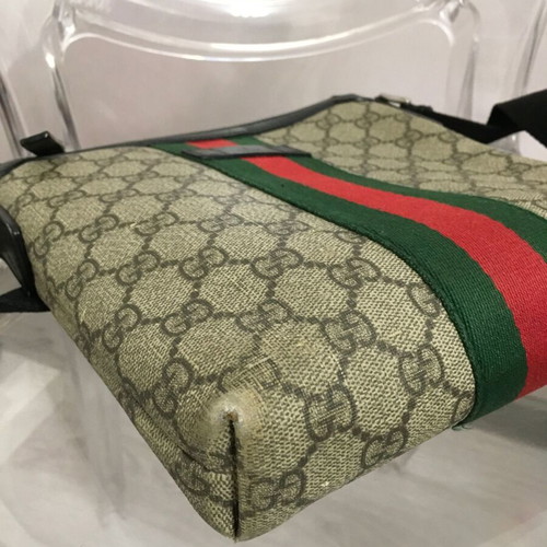 Gucci Ophidia Messenger leather shoulder bag used, colorful