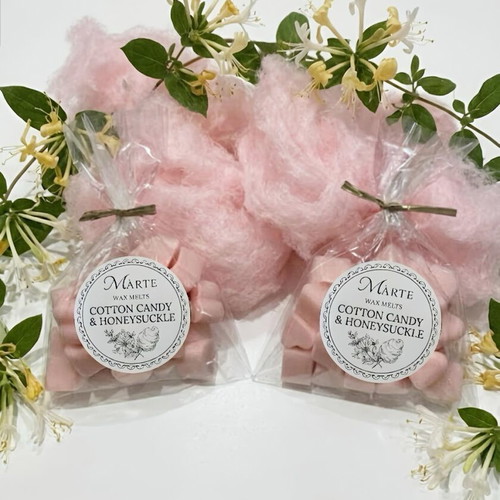 Wax melts with cotton candy and honeysuckle scent 30g new