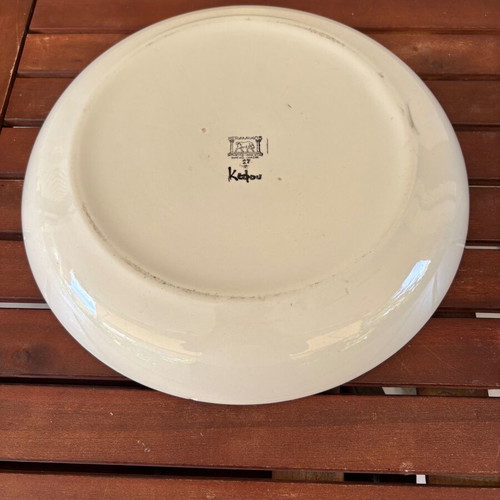 Ceramic fruit bowl used, collectible, 30 cm