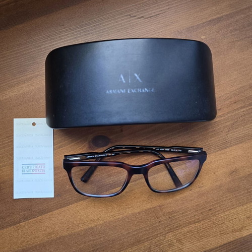 Armani Exchange AX3045 8029 glasses frame like new, brown