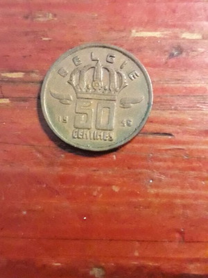 50 centimes Βελγίου 1956 μεταχειρισμένο